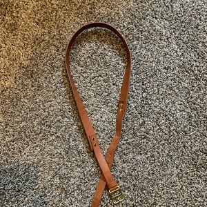 Beautiful Miansai belt in camel leather color